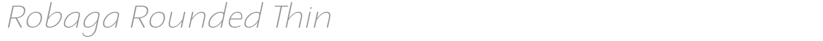 Robaga Rounded font preview
